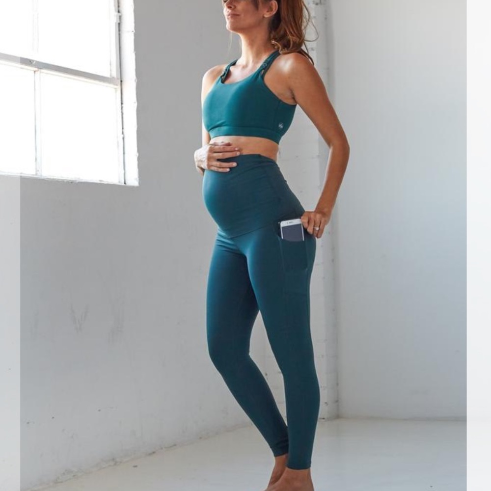 SENITA ESSENTIAL BLACK MATERNITY PANT